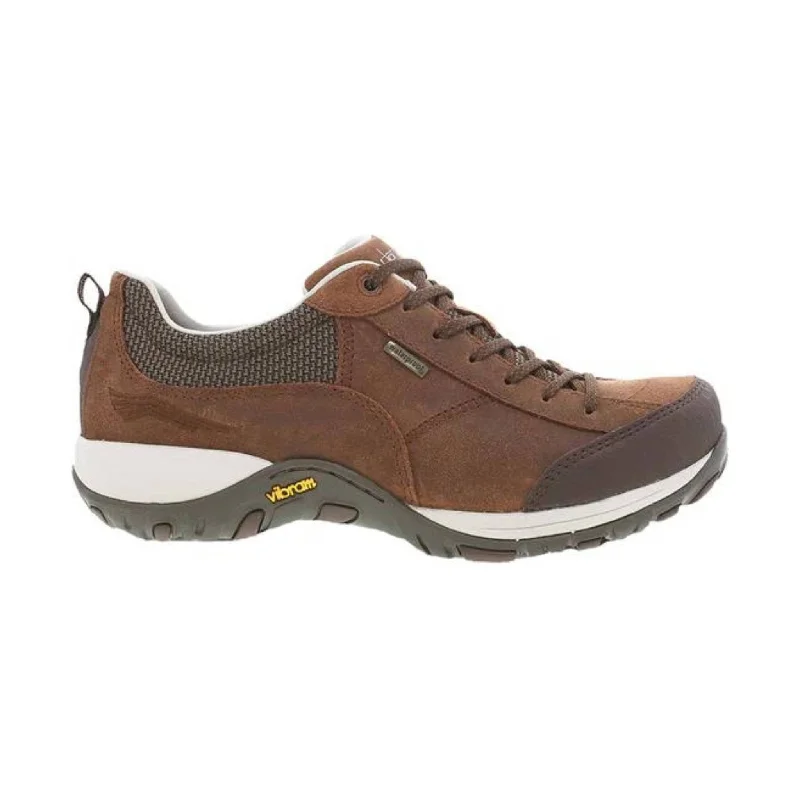 Dansko Women's Paisley - Brown Burnished Suede British Gentleman Oxford Style  