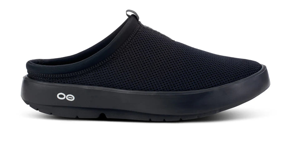WOMEN'S OOFOS OOCOOZIE SPORT MULE | BLACK Comfortable Derby Style  