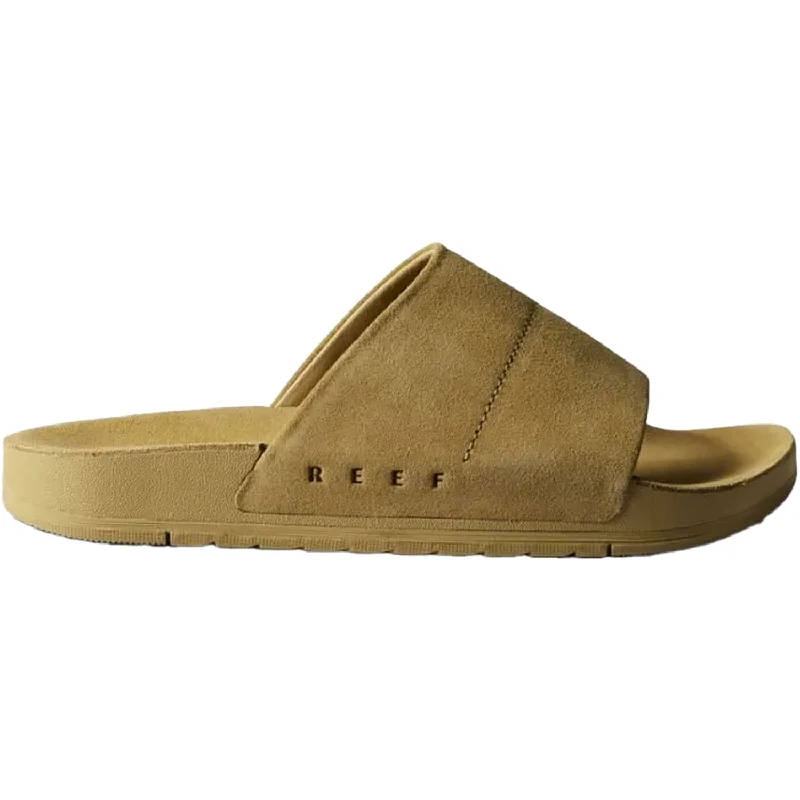 Women's Reef Ojai Slide Starfish Suede Monochromatic Shoe Look  