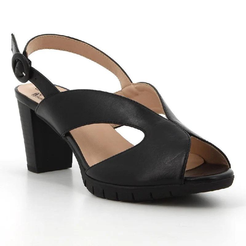 Soft Style By Hush Puppies - Soft Sinead Peep Toe Heel - Black Chunky Platform Sneaker Style Soft Style By Hush Puppies - Soft Sinead Peep Toe Heel - Black Chunky Platform Sneaker Style