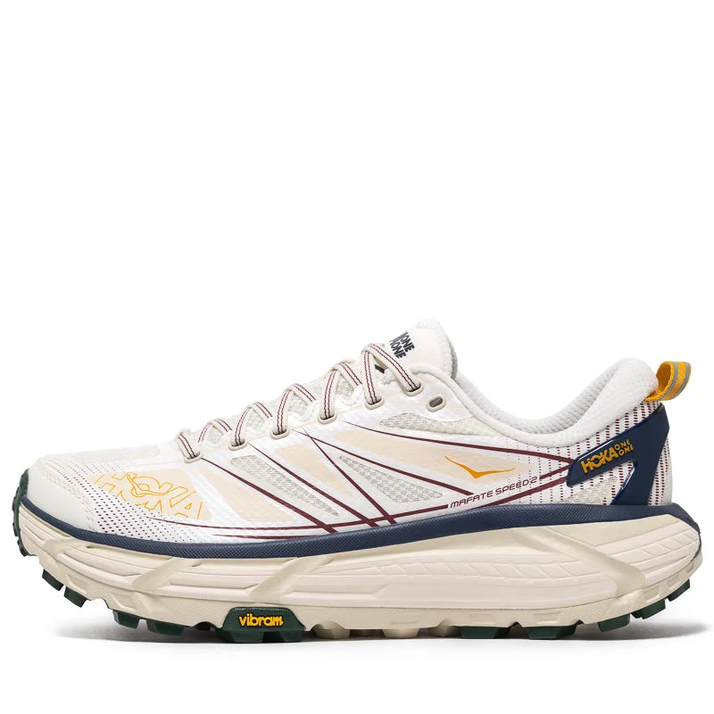 Hoka Mafate Speed 2 - Alabaster/Oat Milk Brogue Oxford Aesthetic 