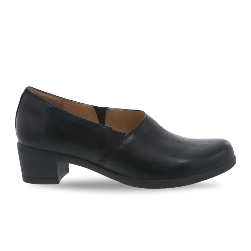Dansko Women's Camdyn - Black Burnished Nubuck Blue Coast Loafer Aesthetic 