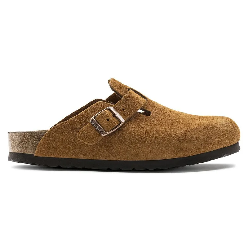 UNISEX BIRKENSTOCK BOSTON SOFT FOOT BED | MINK Comfortable Derby Style  