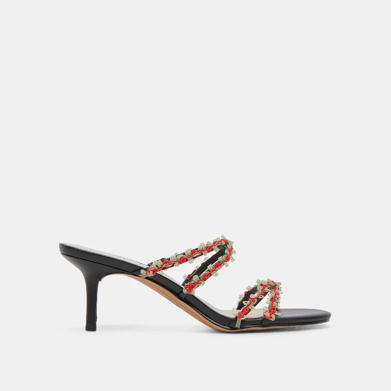 BETTI HEELS BLACK MULTI STELLA Blue Coast Loafer Aesthetic 