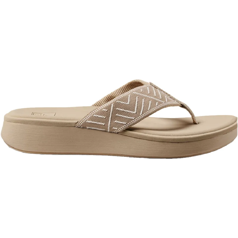 REEF Cushion Cloud TX Oasis Geo Synthetic Performance Running Sneaker Look  