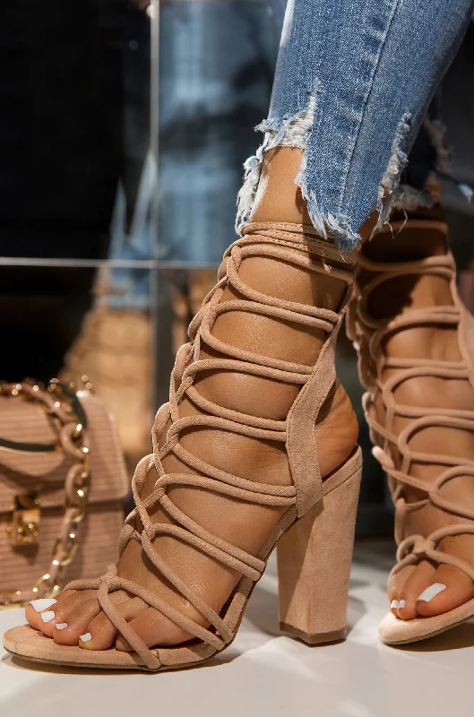 Miami Vibes - Nude Zip - Up Boot Style  