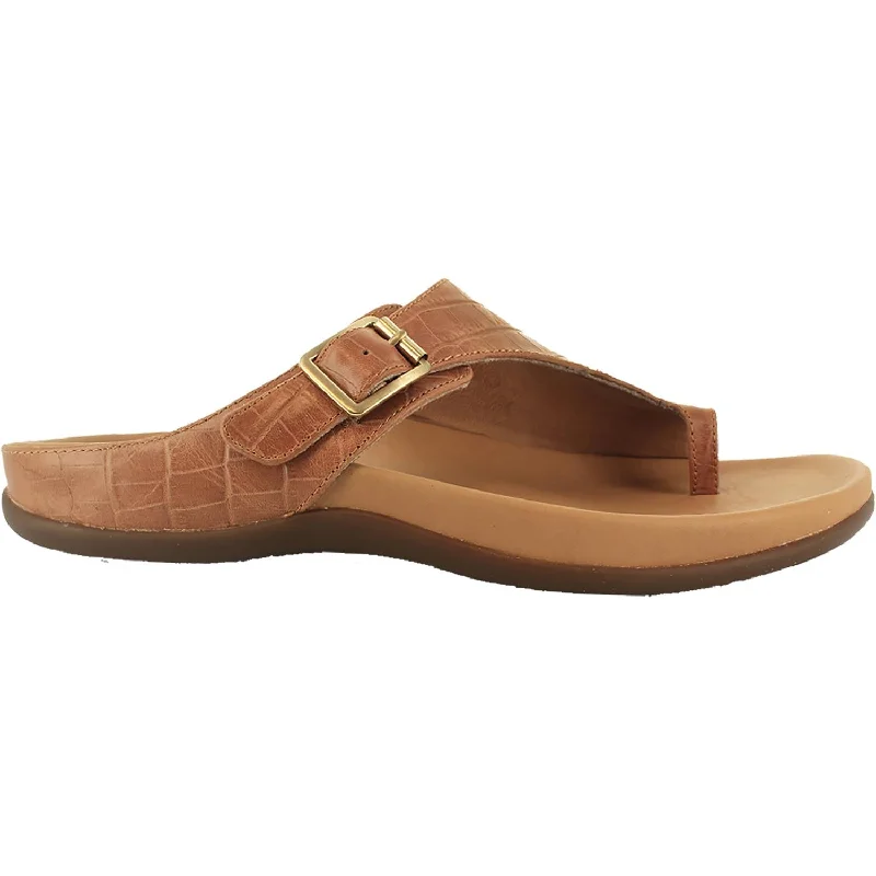 Women's Strive Java Woodsmoke Croc Leather Chunky Platform Sneaker Style  