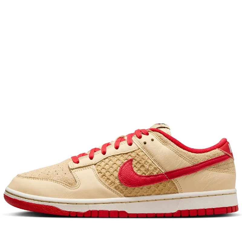 Nike Dunk Low Retro SE - Pale Vanilla/University Red Bespoke Shoe Aesthetic 