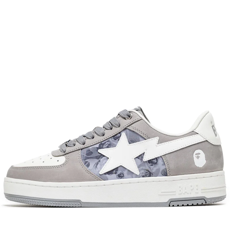 A Bathing Ape Bape Sta #2 - Grey Performance Running Sneaker Look  