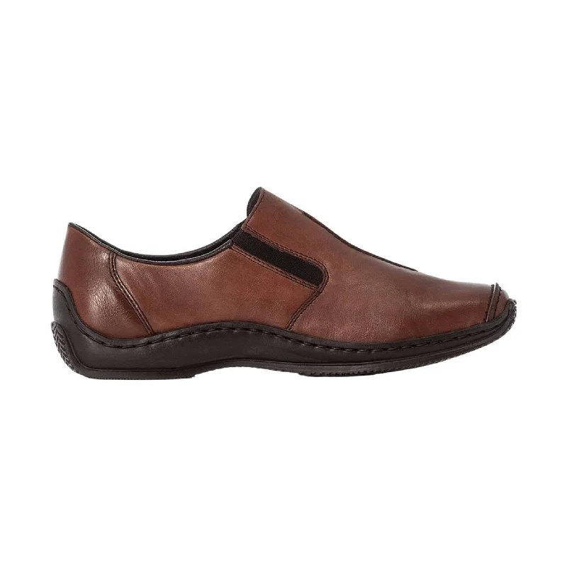 Rieker Women's Celia 51 - Brown Brogue Oxford Aesthetic 