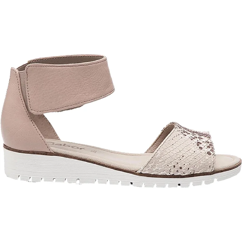 Women's Gabor 84.570.82 Koala Nubuck Rubber - Sole Plimsoll Look  