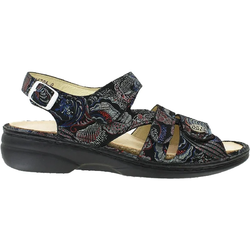 Women's Finn Comfort Gomera Soft Shibu Multi Leather Retro Plimsoll Style  