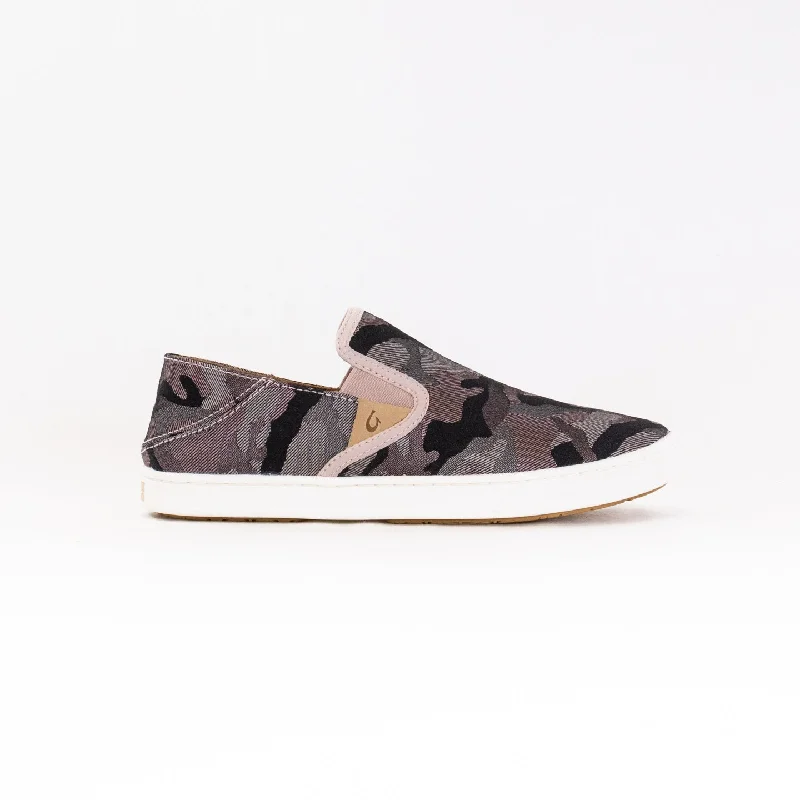 Olukai Pehuea Pa'i (Women's) - Soft Pink/Camo Minimalist Sneaker Style  