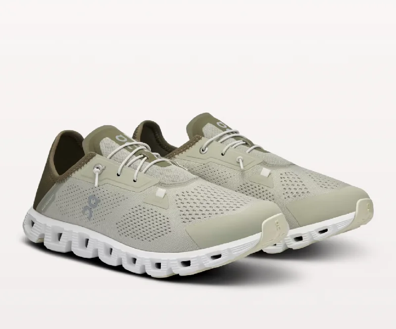 CLOUD5 COAST MEN CHALK/OLIVE Memory - Foam Slipper Look  