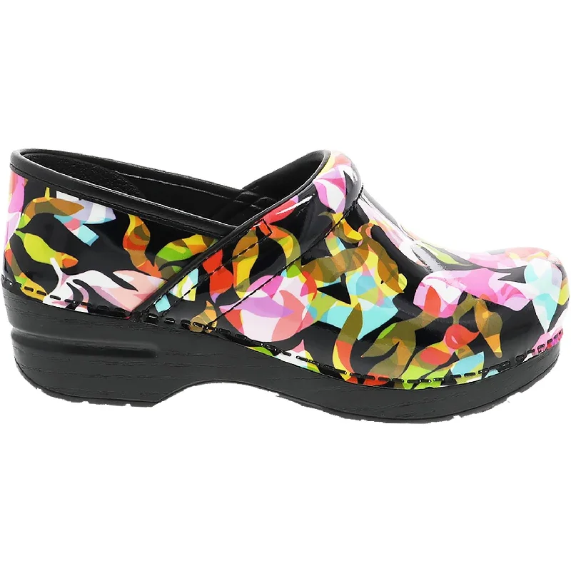 Women's Dansko Professional Clog Color Fusion Patent Mod Oxford Design  