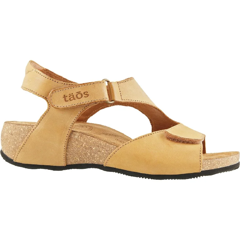 Women's Taos Rita Tan Leather Casual Loafer Style          