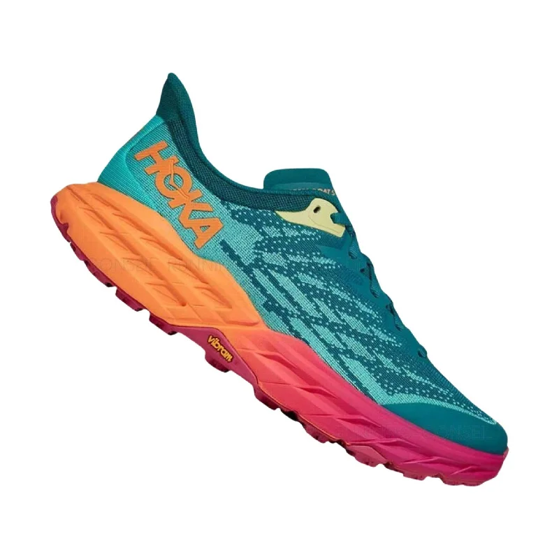 HOKA Women's Speedgoat 5 - Deep Lake/Ceramic Brogue Oxford Aesthetic 