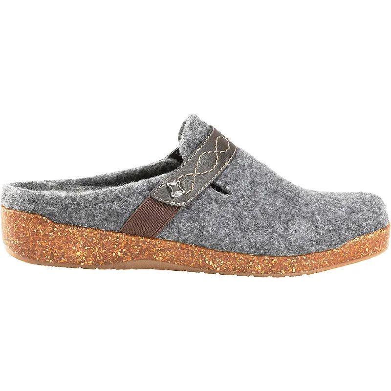 Women's Earth Janet Grey Felt Hemp - Material Shoe Style  
