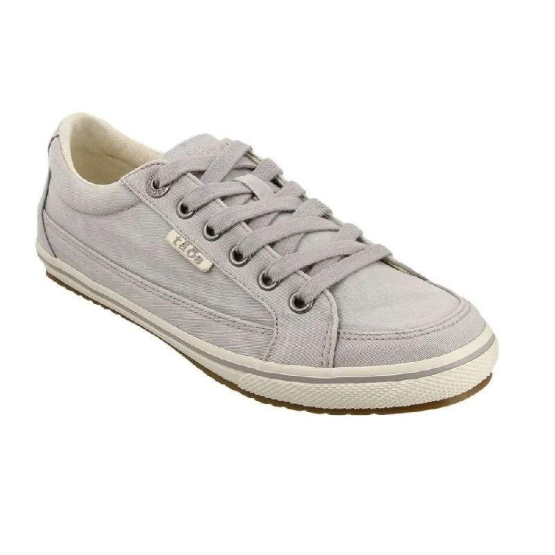 Taos Women's Moc Star - Light Grey Distressed Moccasin Soft - Sole Style  