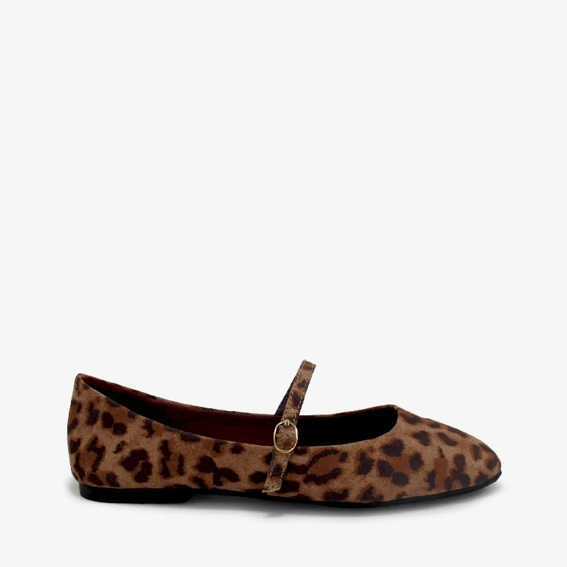 NICHOL LEOPARD Open - Lacing Derby Look  