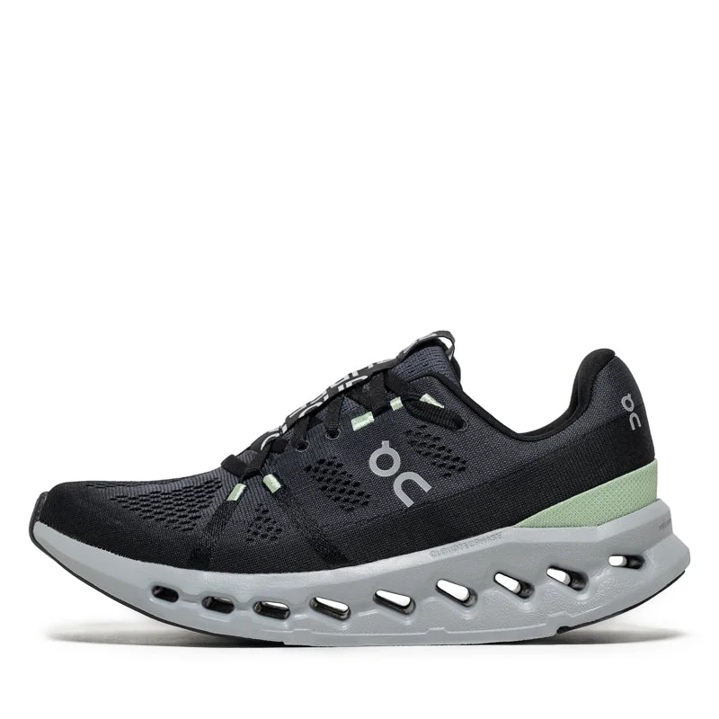 Women's On Cloudsurfer - Iron/Glacier Glow - in - the - Dark Shoe Design  