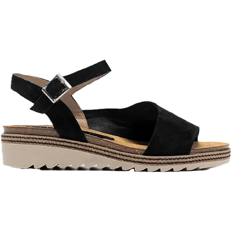 Women's Dorking Espe D8540 Black Suede Patchwork Shoe Aesthetic  