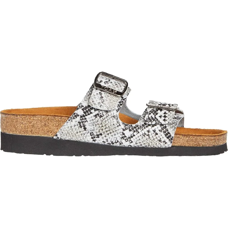 Women's Naot Santa Barbara Grey Cobra Leather Quick - Dry Hiking Shoe Style   