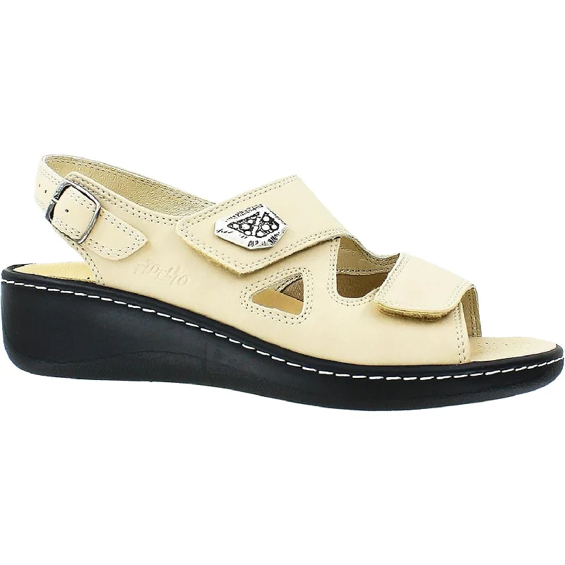 Women's Fidelio Vienna Hallux Fabia Bunion Relief 43-4004 Beige Leather Zip - Up Boot Style  