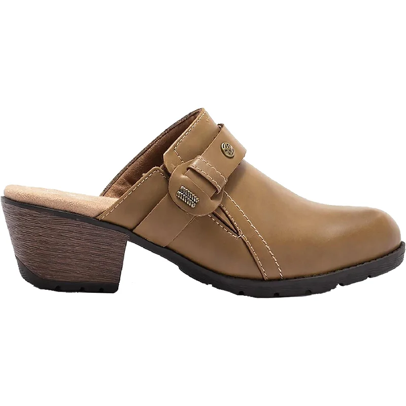 Women's Earth Andria Light Khaki Synthetic Chunky Platform Sneaker Style  