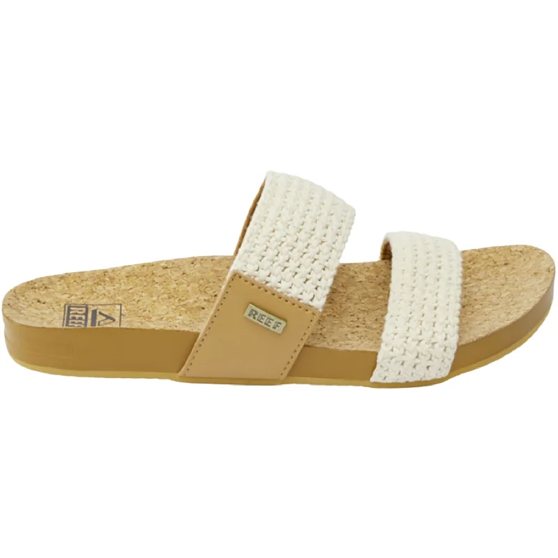 Women's Reef Cushion Vista Natural Crochet Textile Synthetic Aesthetic  