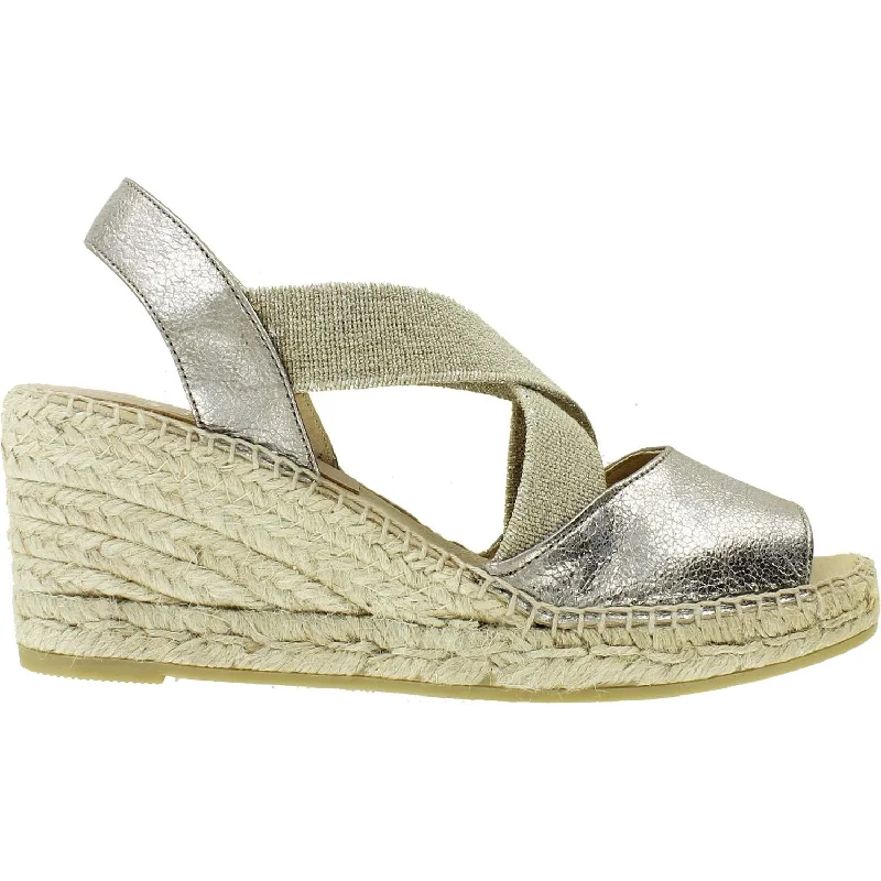 Women's Kanna Ania Encisco Stone Leather Metallic Trim Shoe Design  