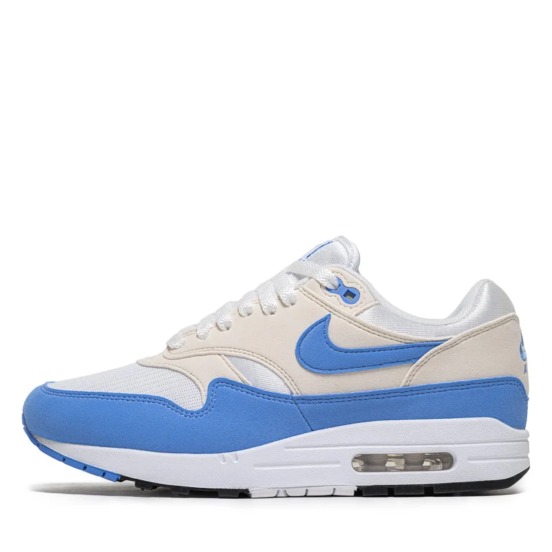 Women's Nike Air Max 1 - White/Royal Pulse Artisan - Crafted Loafer Style  