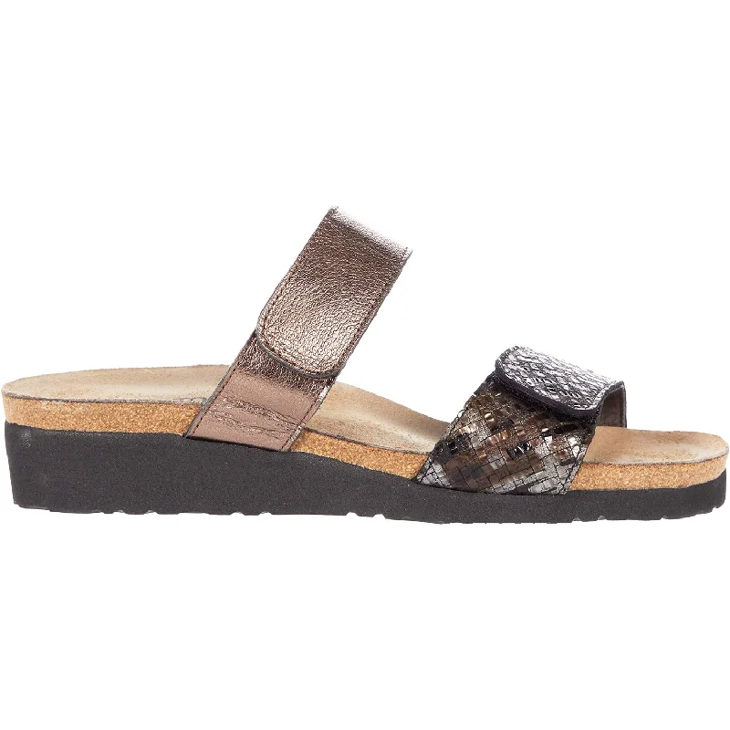 Women's Althea Mixed Metallic/Radiant Copper Leather Tailored Oxford Style 