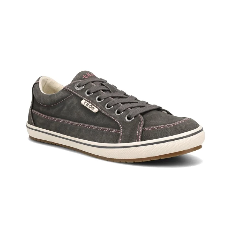 Taos Women's Moc Star - Graphite Distressed Edwardian Shoe Look  