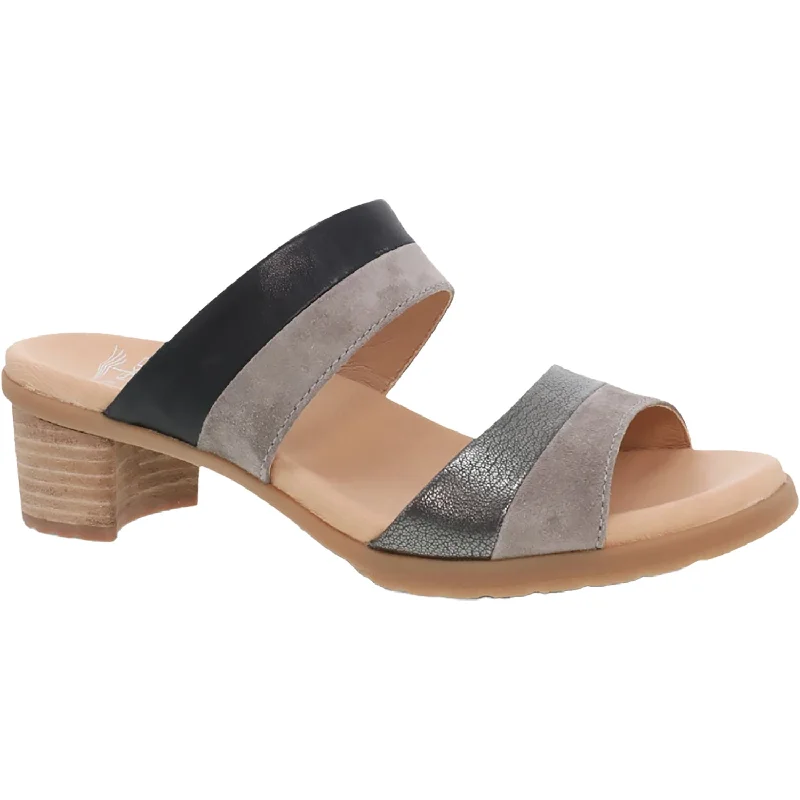 Women's Dansko Theresa Black Multi LeatherLeather Tech - Inspired Sneaker Look  