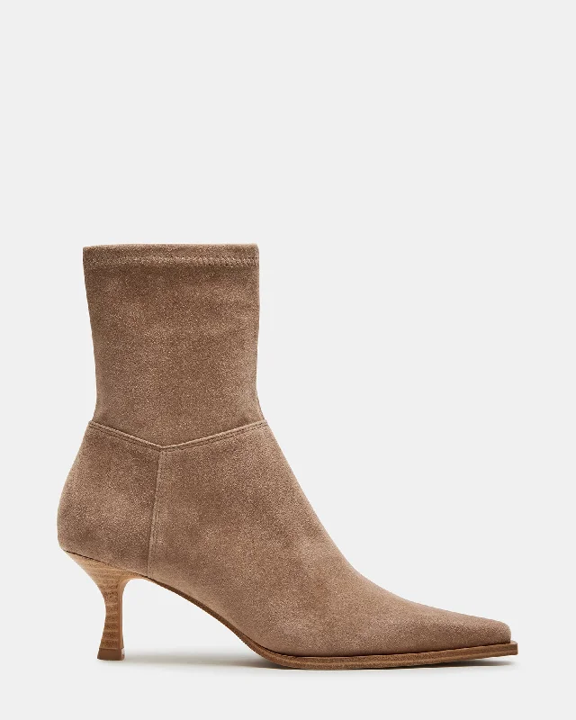 STASIA TAUPE SUEDE Patchwork Shoe Aesthetic  