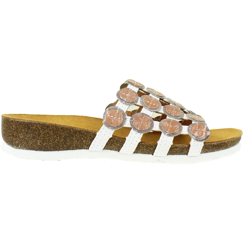 Women's Think Julia 247 Bianco/Kombi Leather Leather Driving Shoe Style  