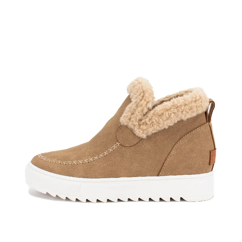 Moritz Shearling Wedge Sneaker Tech - Inspired Sneaker Look  