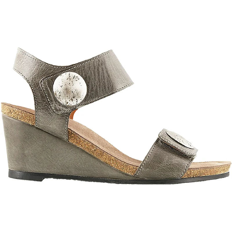 Women's Taos Carousel 2 Graphite Leather Inflatable Shoe Look 