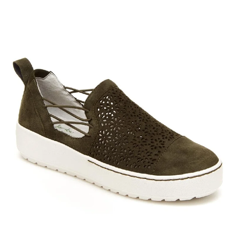 JAMBU ERIN SLIP ON Distressed Leather Shoe Style  