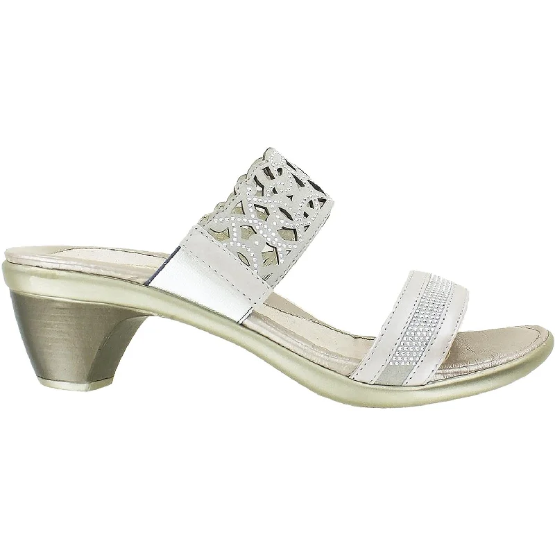 Women's Naot Contempo Quartz/Beige/Silver Leather Upcycled Shoe Look  