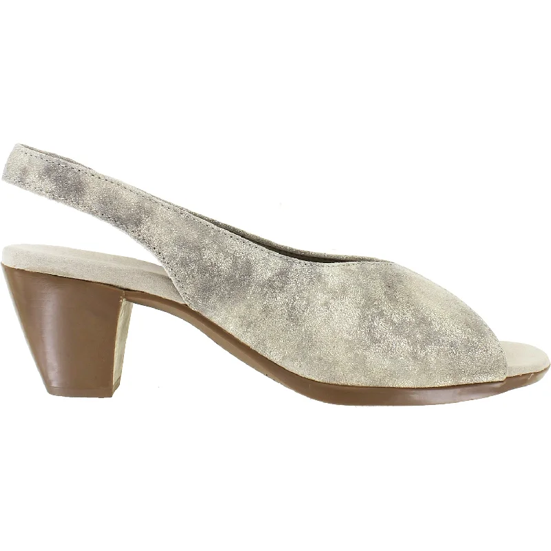 Women's Munro Rochelle Stardust Shimmer Suede Patchwork Shoe Aesthetic  