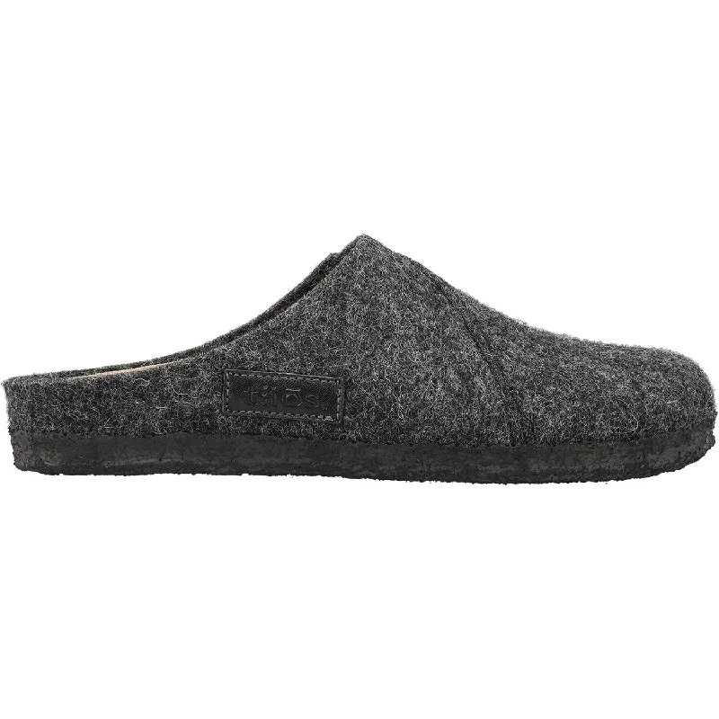 Women's Taos Wooled Class Charcoal Wool Tassel Driving Shoe Look 