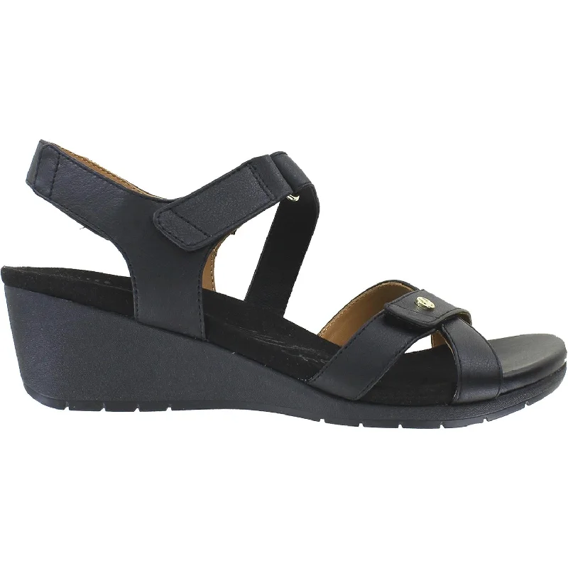Women's Revere Casablanca Black French Leather Striped Shoe Style  
