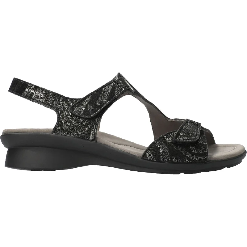 Women's Mephisto Paris Black Africa Nubuck Vintage Oxford Appeal 
