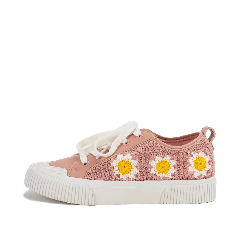 Ginnie Crochet Sneaker Retro Plimsoll Style  