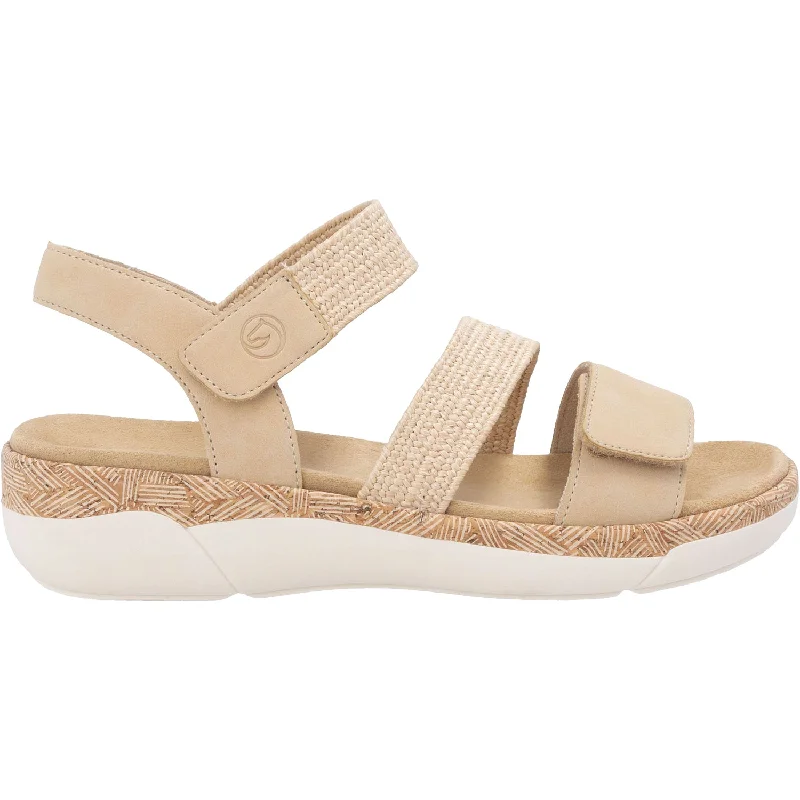 Women's Remonte R6861-20 Tan Woven Stretch Lightweight Tennis Sneaker Look  
