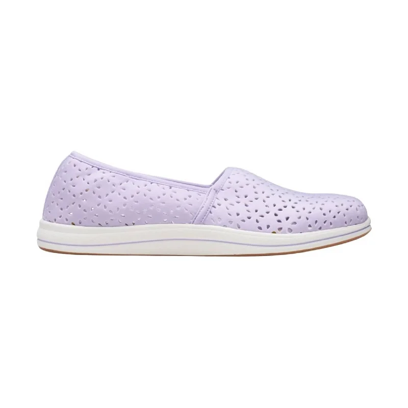 Clarks Women's Breeze Emily - Lilac Paisley Print Shoe Design  