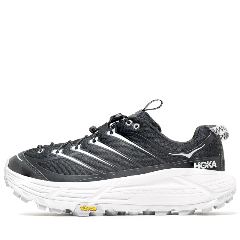 Hoka Mafate Three2 - Black/Cosmic Grey Single - Buckle Monk Look  