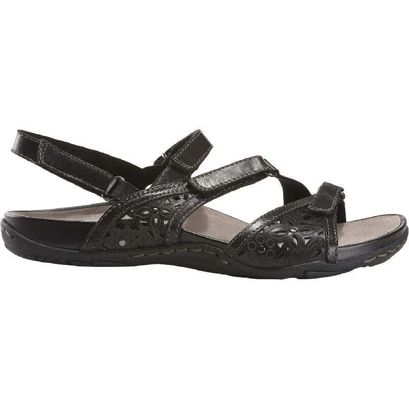 Women's Earth Maui Black Leather Minimalist Sneaker Style  